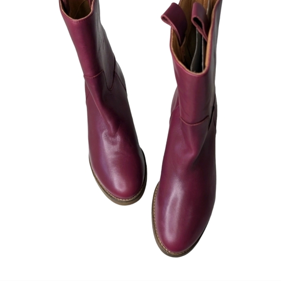 Free People Tabby Ankle Boot Mulberry...Size EUR 39.5/US 8.5 - Picture 3 of 11